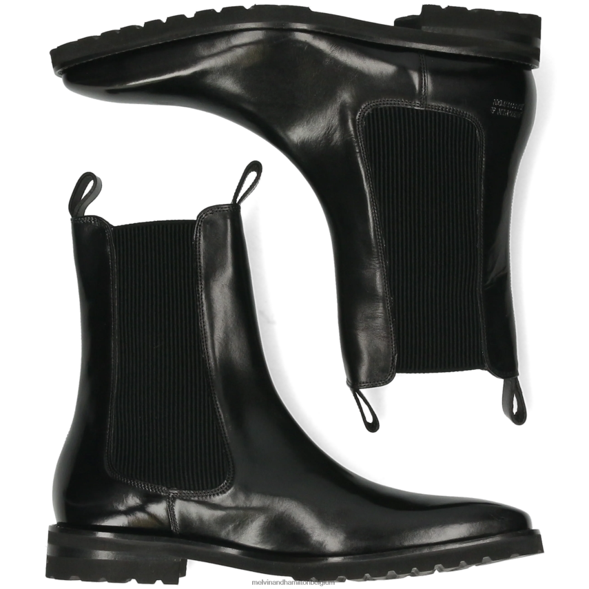 Melvin & Hamilton enkel laarzen zwart Heren Clark 49 V488DN56