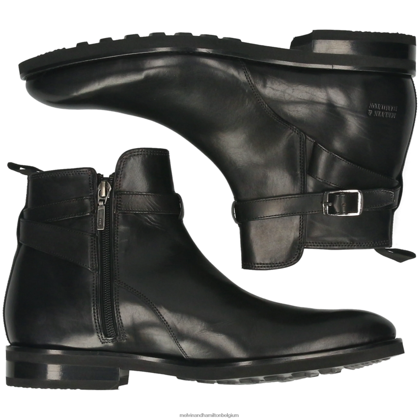 Melvin & Hamilton enkel laarzen zwart Heren Kane 1 V488DN91