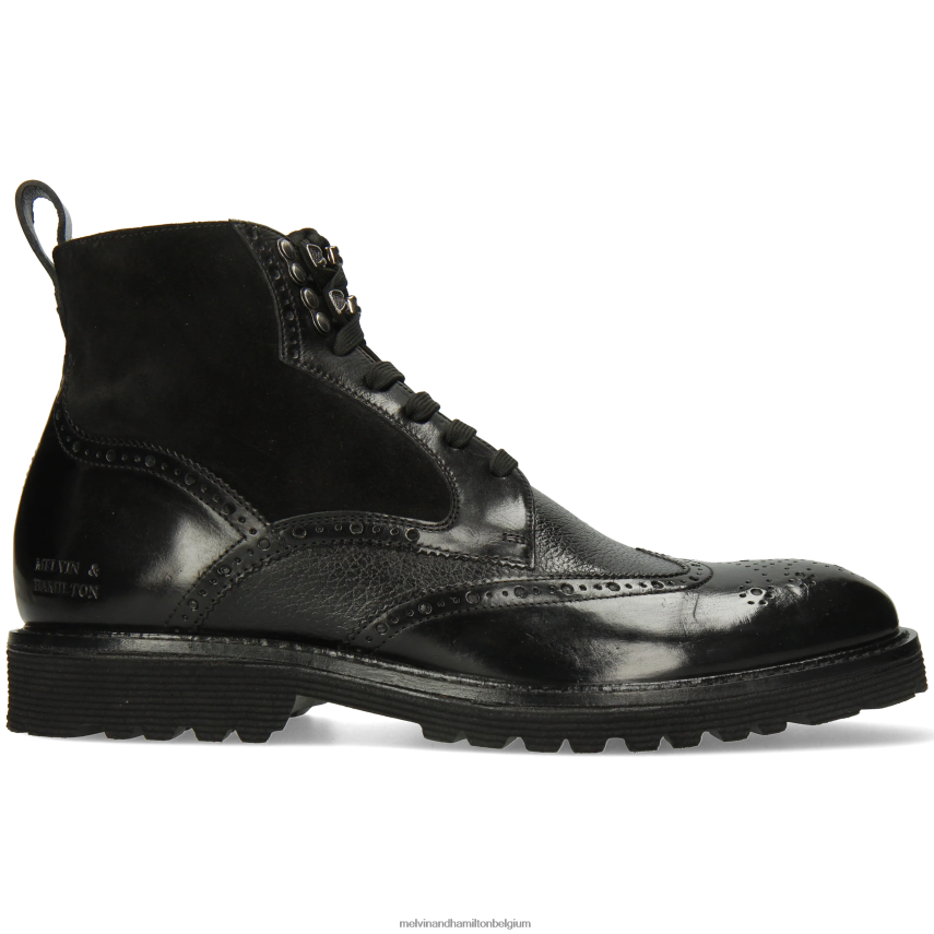 Melvin & Hamilton enkel laarzen zwart Heren Trevor 34 V488DN62
