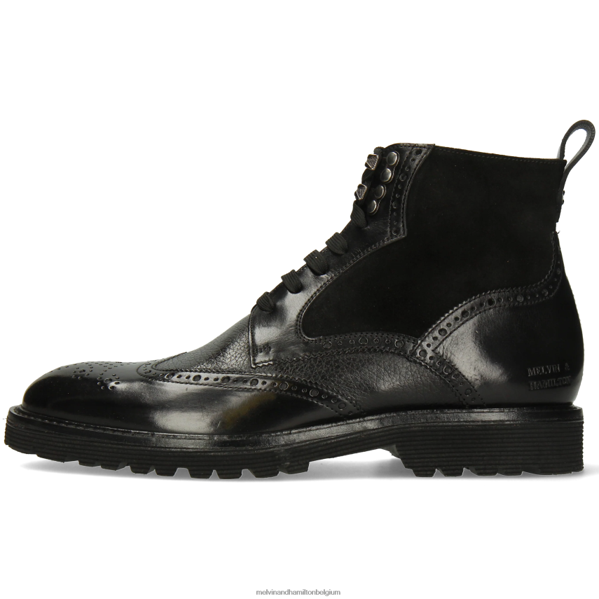 Melvin & Hamilton enkel laarzen zwart Heren Trevor 34 V488DN62