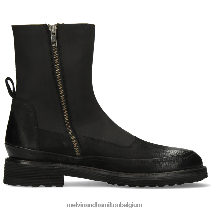 Melvin & Hamilton enkel laarzen zwart Heren Trevor 39 V488DN135