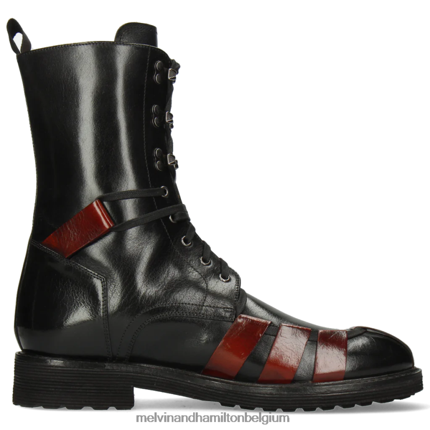 Melvin & Hamilton enkel laarzen zwart Heren Trevor 43 V488DN144