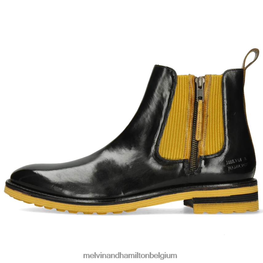 Melvin & Hamilton enkel laarzen zwart Heren draaikolk 25 V488DN134