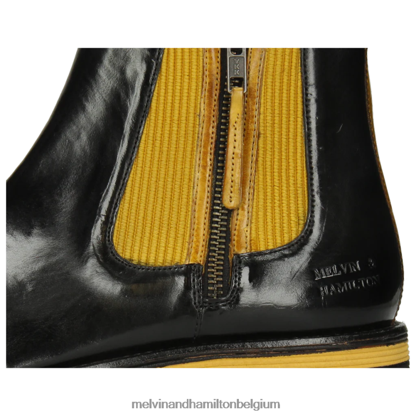 Melvin & Hamilton enkel laarzen zwart Heren draaikolk 25 V488DN134