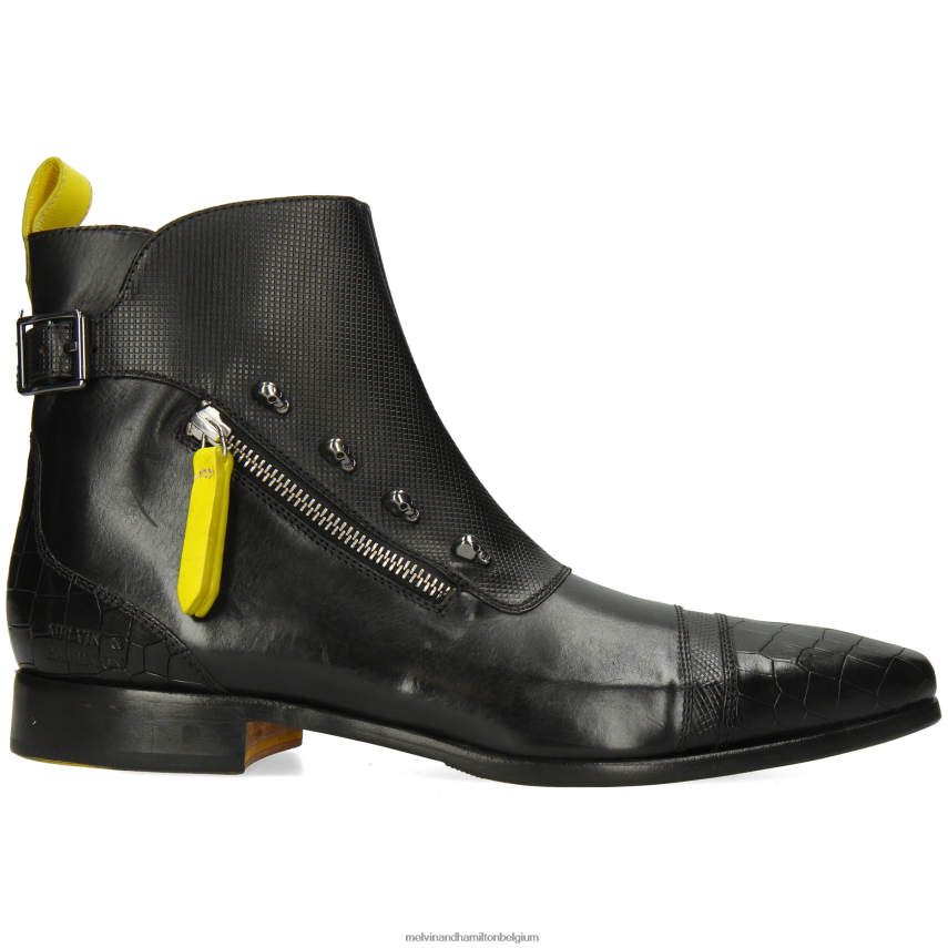 Melvin & Hamilton enkel laarzen zwart Heren elvis 25 V488DN1