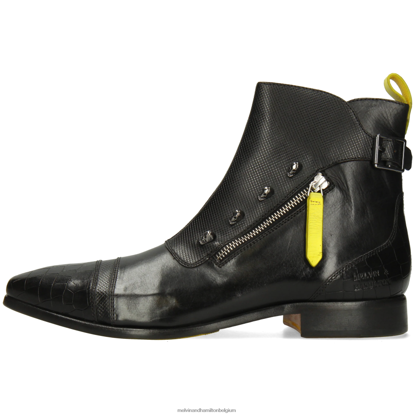 Melvin & Hamilton enkel laarzen zwart Heren elvis 25 V488DN1