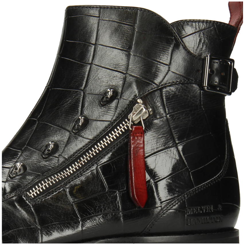 Melvin & Hamilton enkel laarzen zwart Heren elvis 25 V488DN84