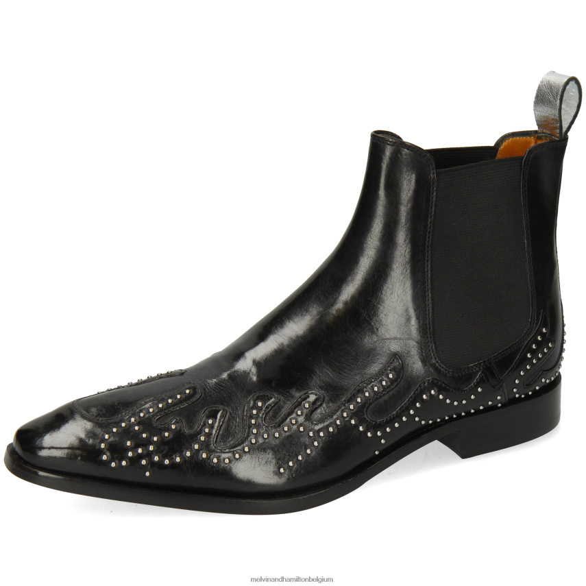 Melvin & Hamilton enkel laarzen zwart Heren elvis 81 V488DN114