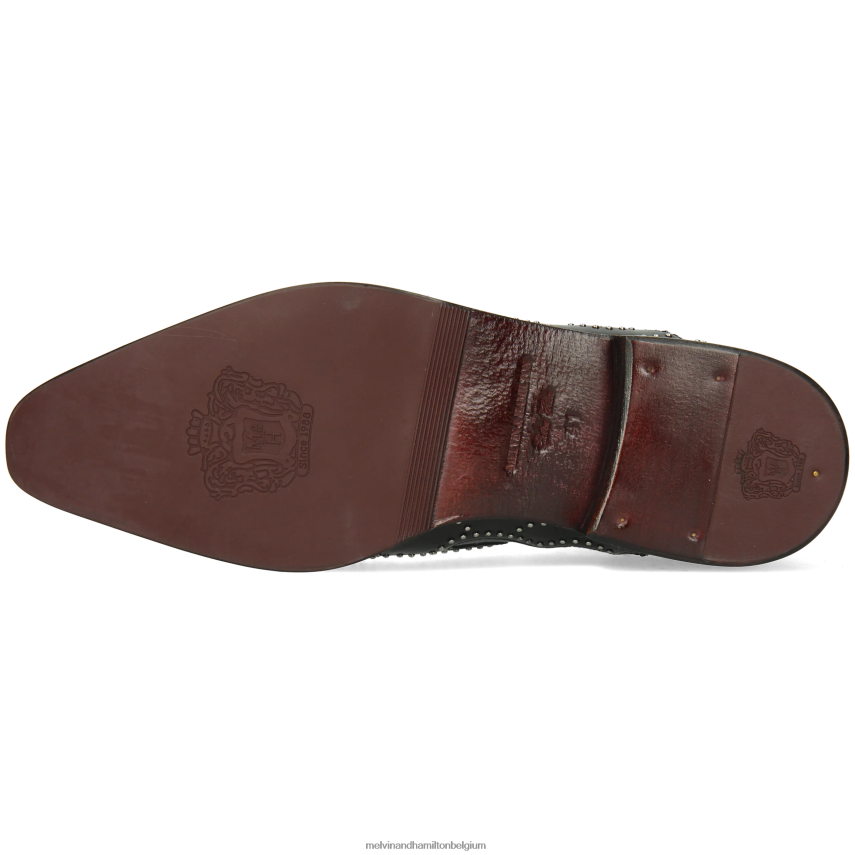 Melvin & Hamilton enkel laarzen zwart Heren elvis 81 V488DN114