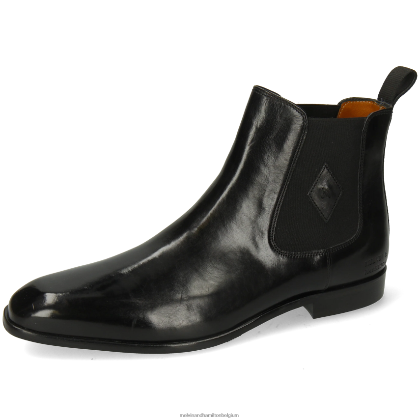 Melvin & Hamilton enkel laarzen zwart Heren elyas 5 V488DN10