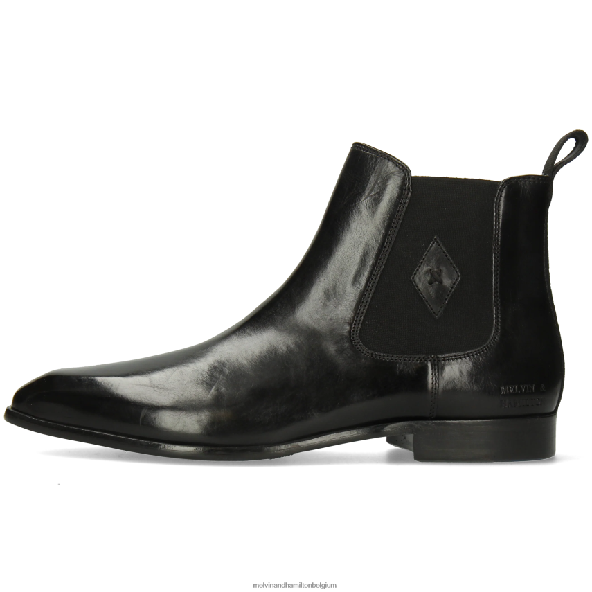 Melvin & Hamilton enkel laarzen zwart Heren elyas 5 V488DN10