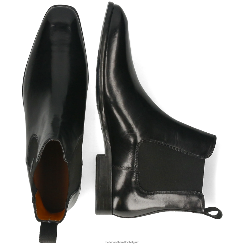 Melvin & Hamilton enkel laarzen zwart Heren elyas 5 V488DN10