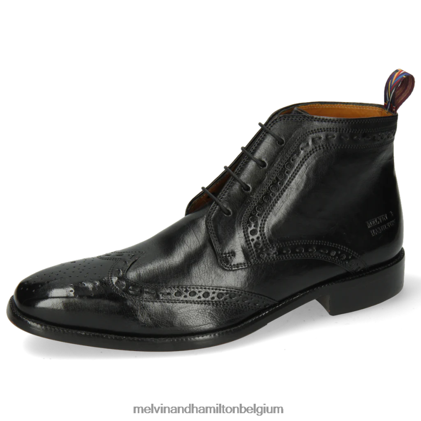 Melvin & Hamilton enkel laarzen zwart Heren jef 7 V488DN126