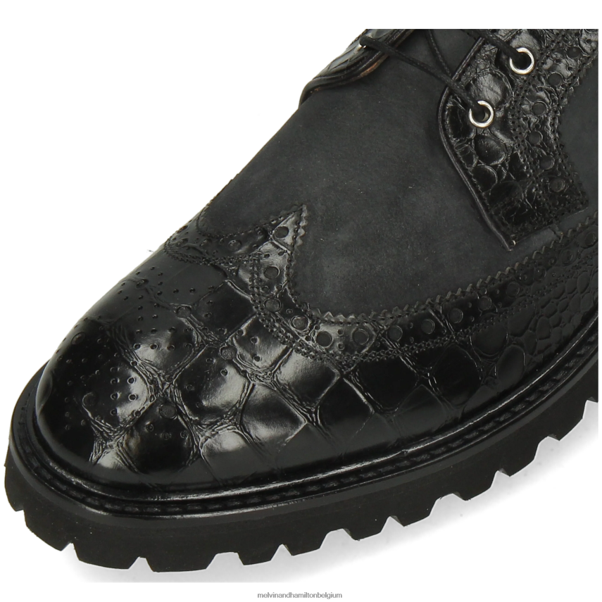 Melvin & Hamilton enkel laarzen zwart Heren mattheus 9 V488DN64