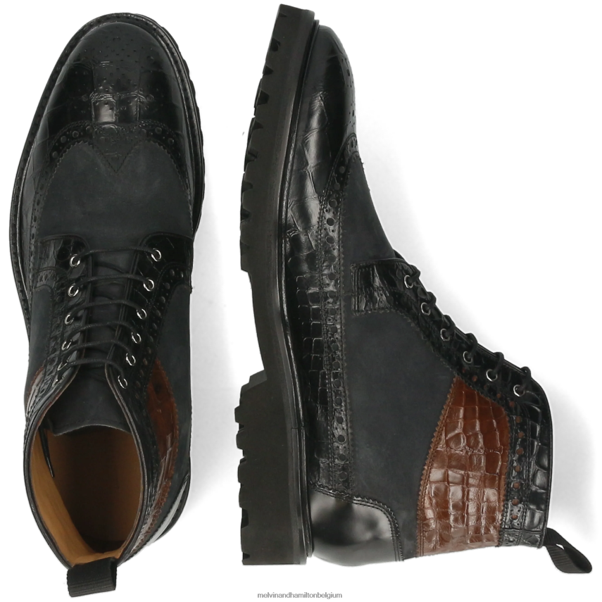 Melvin & Hamilton enkel laarzen zwart Heren mattheus 9 V488DN64