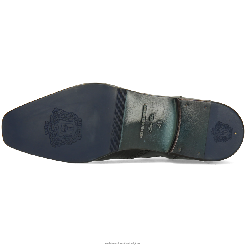 Melvin & Hamilton enkel laarzen zwart Heren obligatie 3 V488DN25