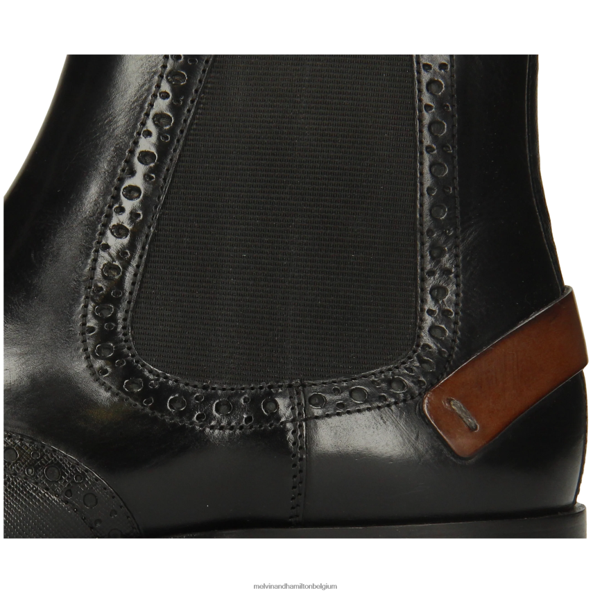 Melvin & Hamilton enkel laarzen zwart Heren obligatie 3 V488DN25