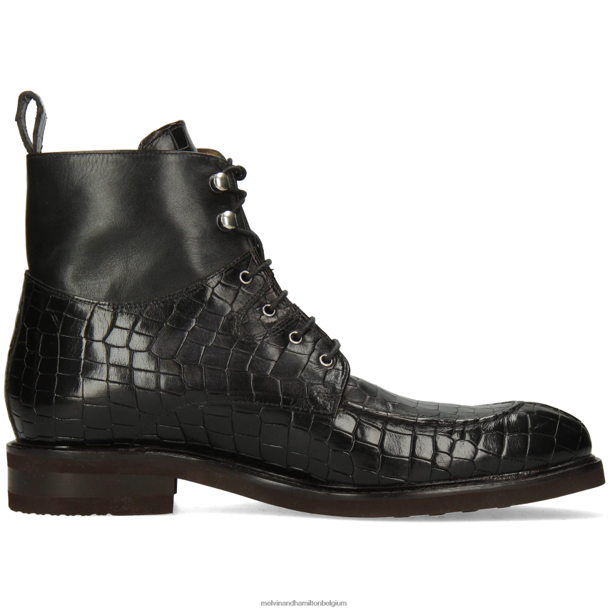 Melvin & Hamilton enkel laarzen zwart Heren parkeerder 3 V488DN58