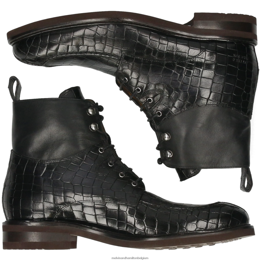 Melvin & Hamilton enkel laarzen zwart Heren parkeerder 3 V488DN58