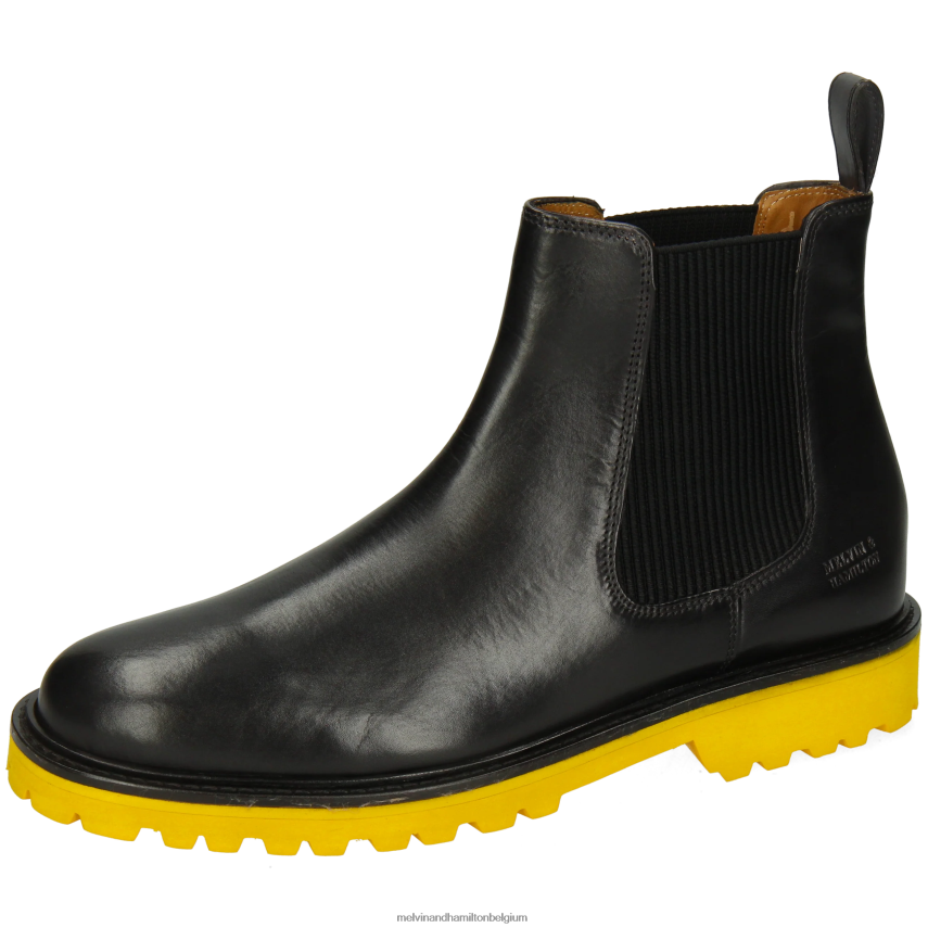 Melvin & Hamilton enkel laarzen zwart Heren rechtser 2 V488DN86