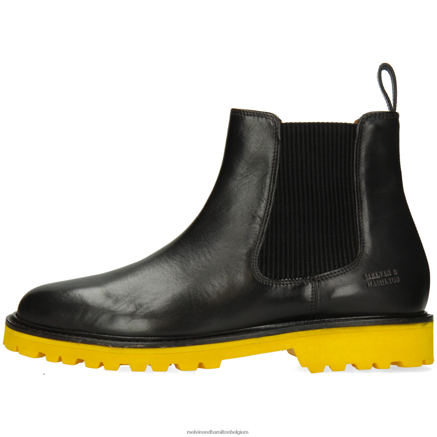 Melvin & Hamilton enkel laarzen zwart Heren rechtser 2 V488DN86