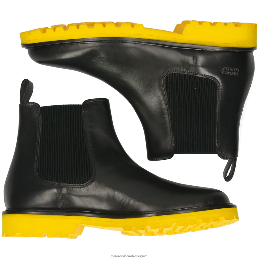 Melvin & Hamilton enkel laarzen zwart Heren rechtser 2 V488DN86