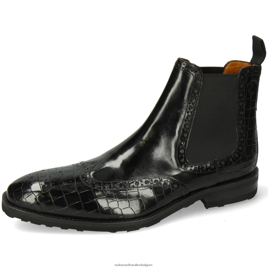 Melvin & Hamilton enkel laarzen zwart Heren vlieg 2 V488DN24