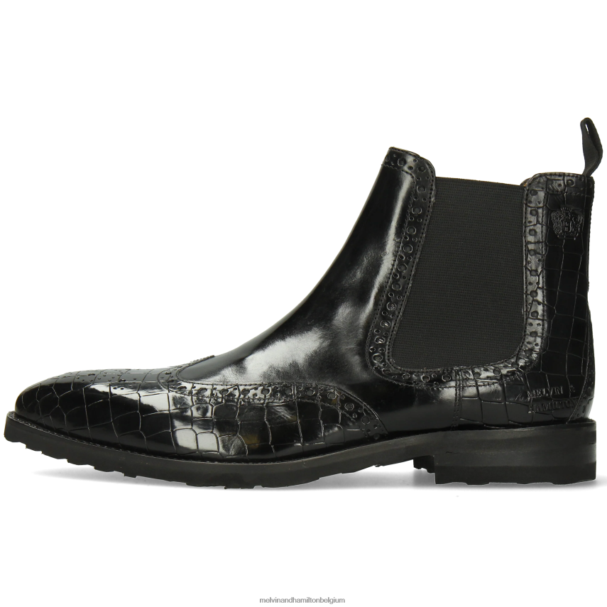 Melvin & Hamilton enkel laarzen zwart Heren vlieg 2 V488DN24