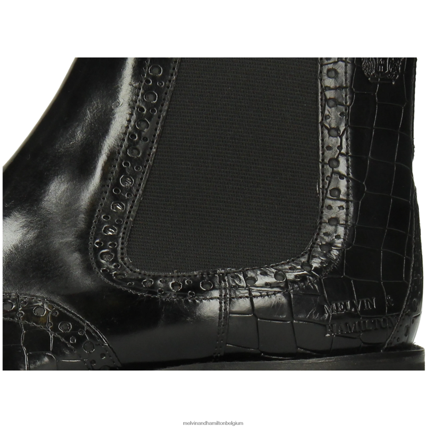 Melvin & Hamilton enkel laarzen zwart Heren vlieg 2 V488DN24