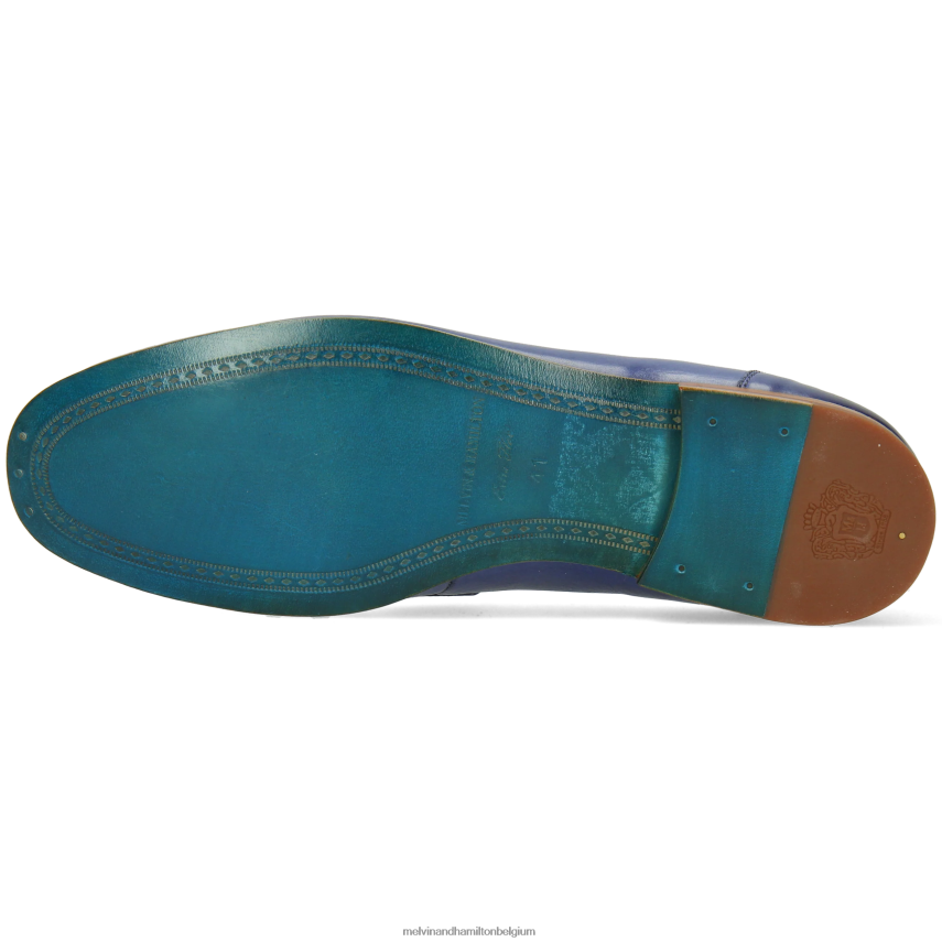 Melvin & Hamilton instappers blauw Heren Kloof 16 V488DN257