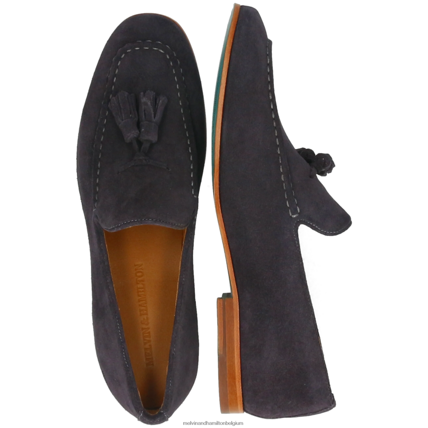 Melvin & Hamilton instappers blauw Heren Kloof 20 V488DN231