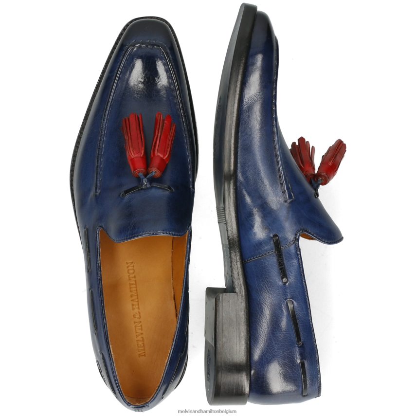 Melvin & Hamilton instappers blauw Heren Leonardo 1 V488DN296