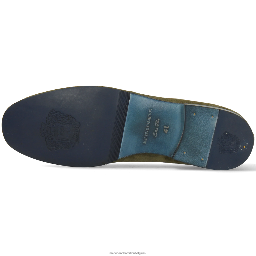 Melvin & Hamilton instappers groente Heren Kloof 20 V488DN222