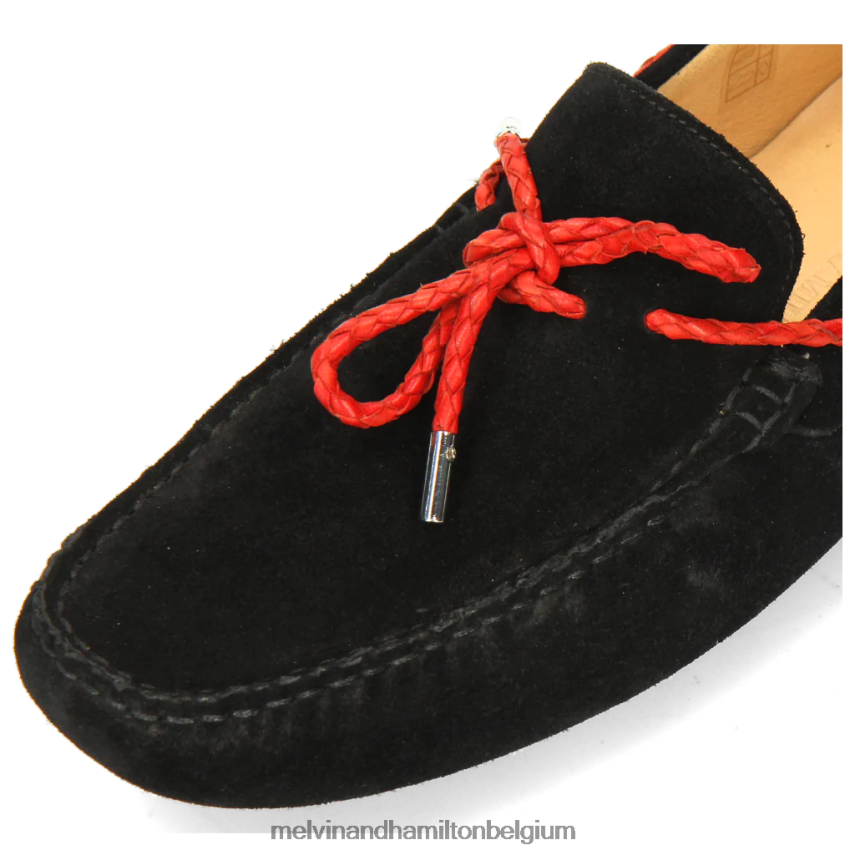 Melvin & Hamilton instappers zwart Heren Nelson 3 V488DN321