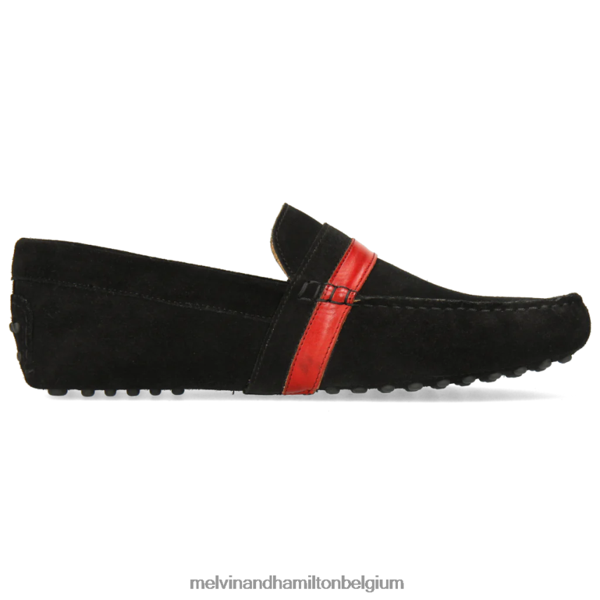 Melvin & Hamilton instappers zwart Heren Nelson 6 V488DN313
