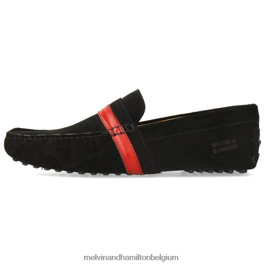 Melvin & Hamilton instappers zwart Heren Nelson 6 V488DN313