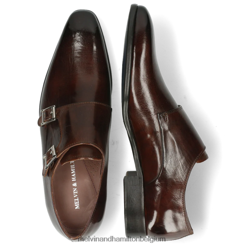 Melvin & Hamilton monnik schoenen bruin Heren lans 10 V488DN349