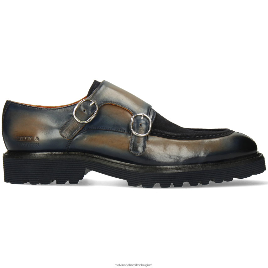 Melvin & Hamilton monnik schoenen grijs Heren Patrick 30 V488DN338