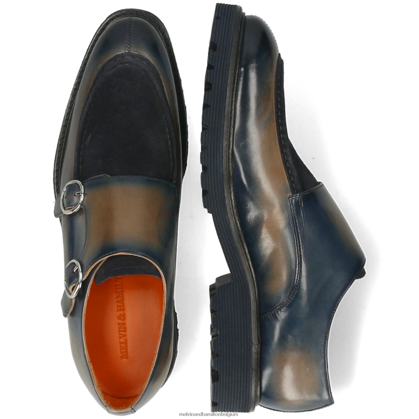 Melvin & Hamilton monnik schoenen grijs Heren Patrick 30 V488DN338