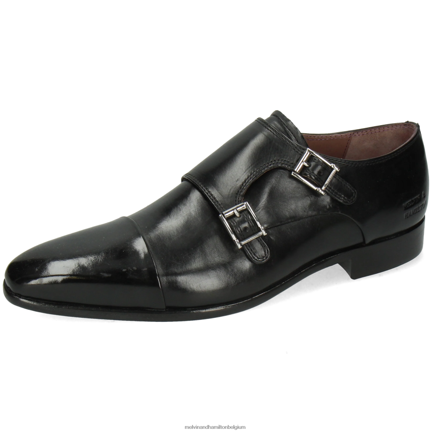 Melvin & Hamilton monnik schoenen zwart Heren lans 1 V488DN347