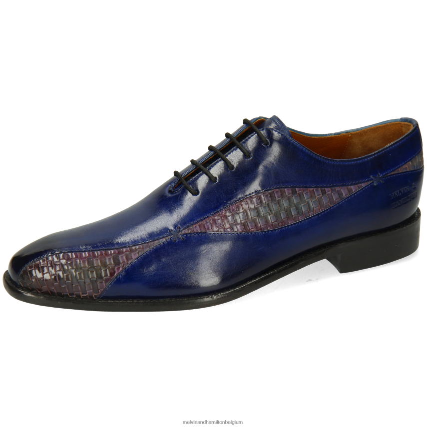 Melvin & Hamilton Oxford schoenen blauw Heren Maarten 26 V488DN201