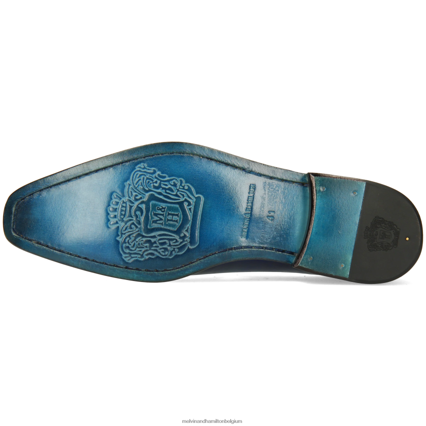 Melvin & Hamilton Oxford schoenen blauw Heren Maarten 26 V488DN201