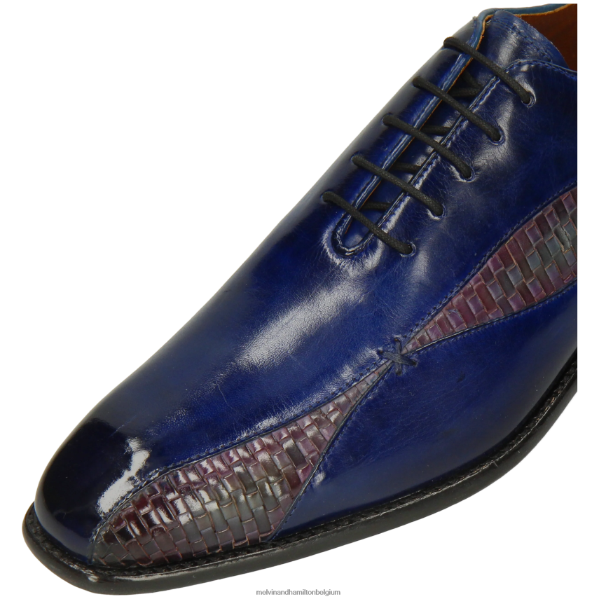 Melvin & Hamilton Oxford schoenen blauw Heren Maarten 26 V488DN201