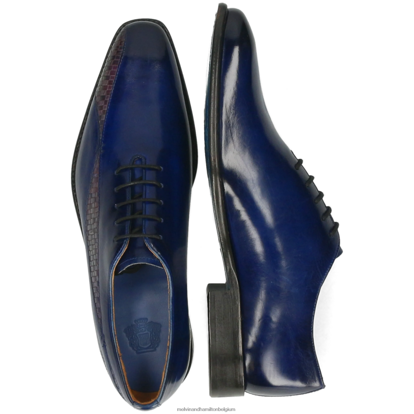 Melvin & Hamilton Oxford schoenen blauw Heren Maarten 26 V488DN201
