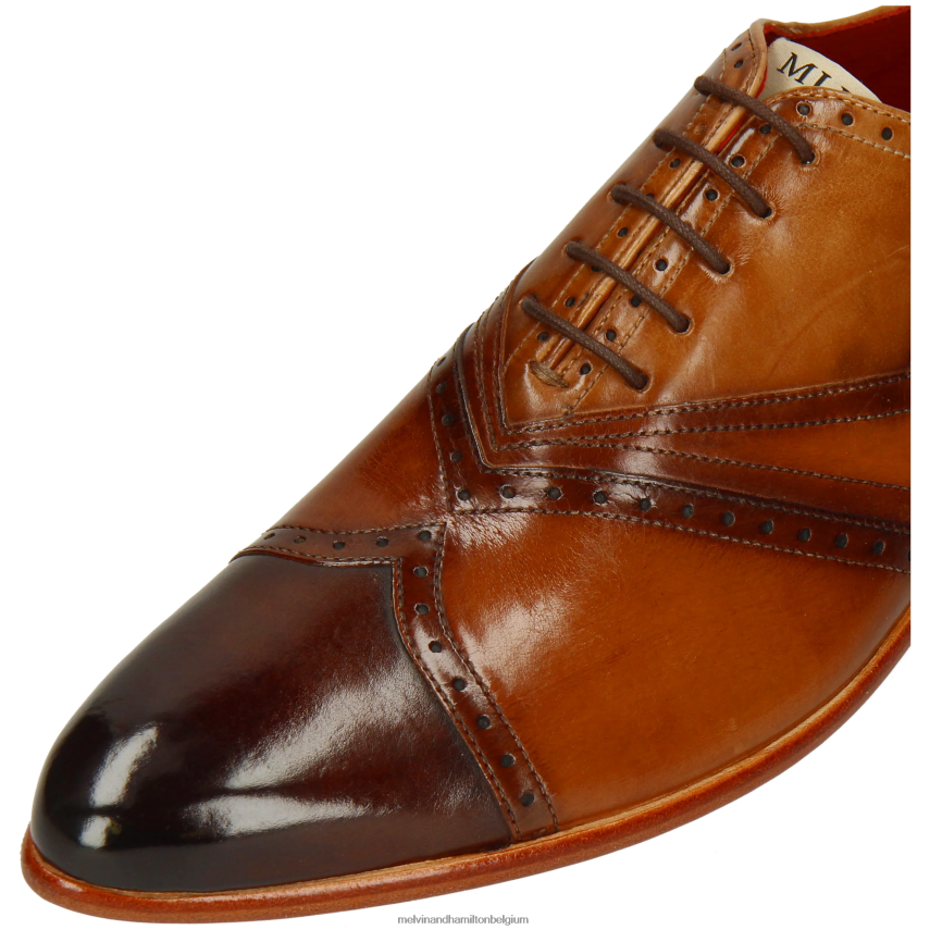 Melvin & Hamilton Oxford schoenen bruin Heren Ton 48 V488DN172