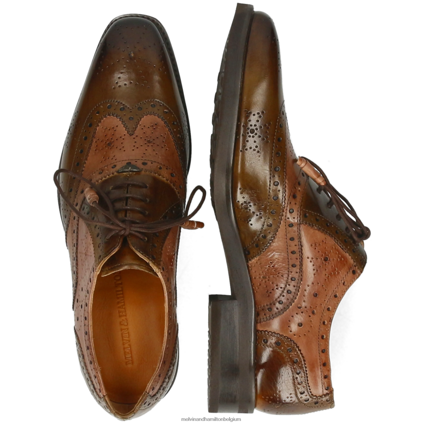 Melvin & Hamilton Oxford schoenen bruin Heren jef 28 V488DN174