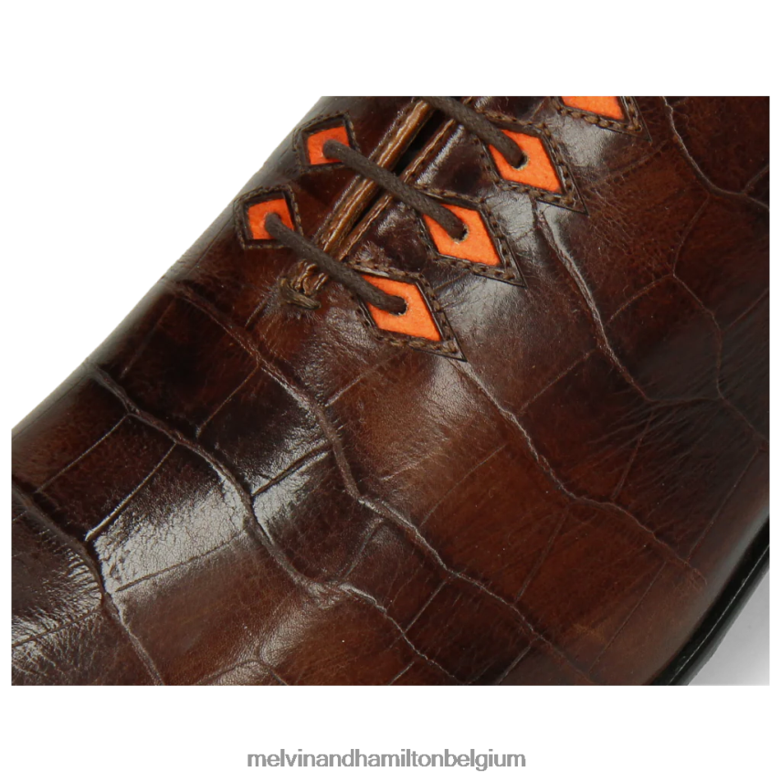 Melvin & Hamilton Oxford schoenen bruin Heren lans 28 V488DN167