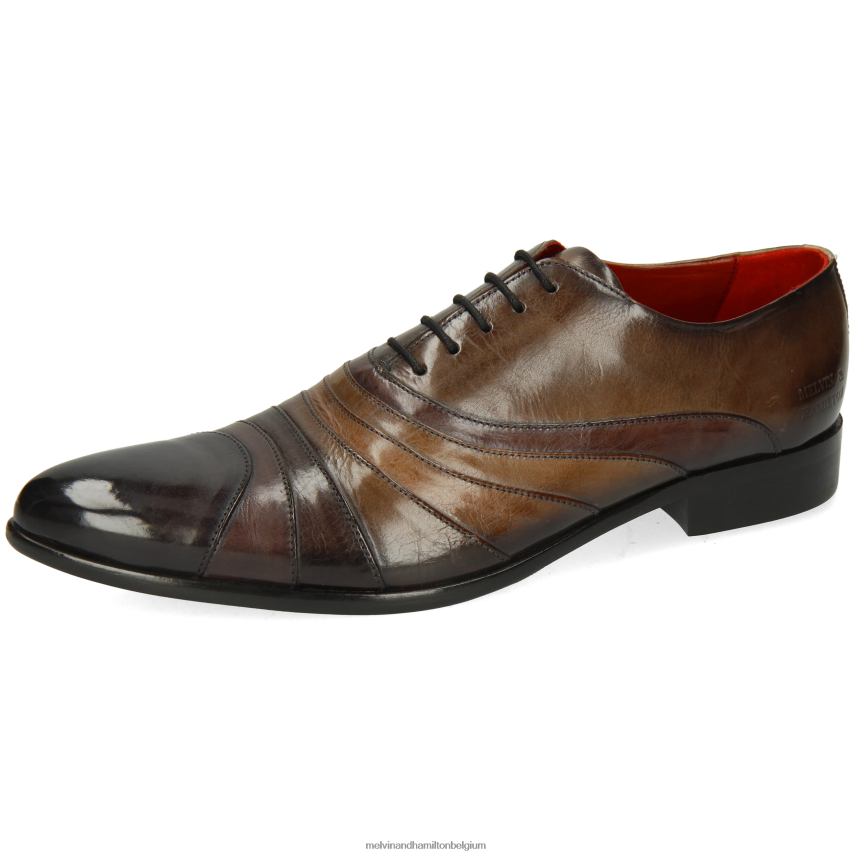 Melvin & Hamilton Oxford schoenen grijs Heren Ton 43 V488DN190