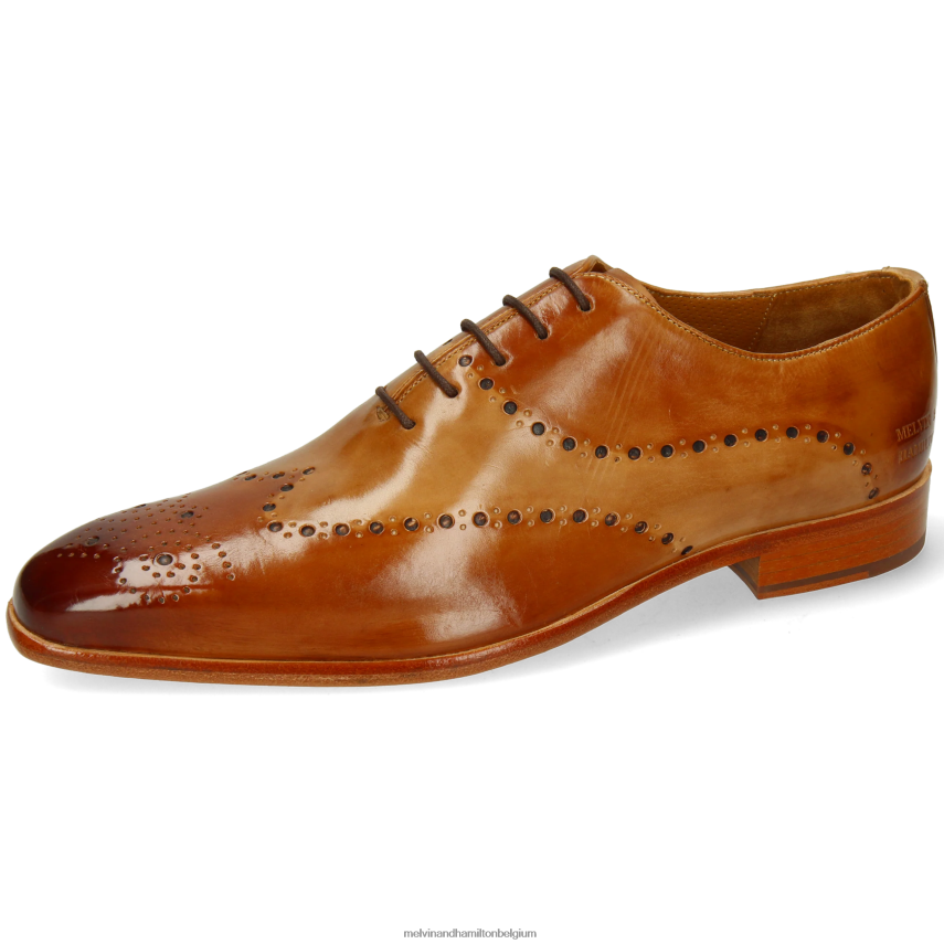 Melvin & Hamilton Oxford schoenen lichtbruin Heren lans 41 V488DN203