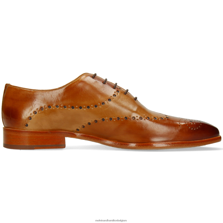 Melvin & Hamilton Oxford schoenen lichtbruin Heren lans 41 V488DN203
